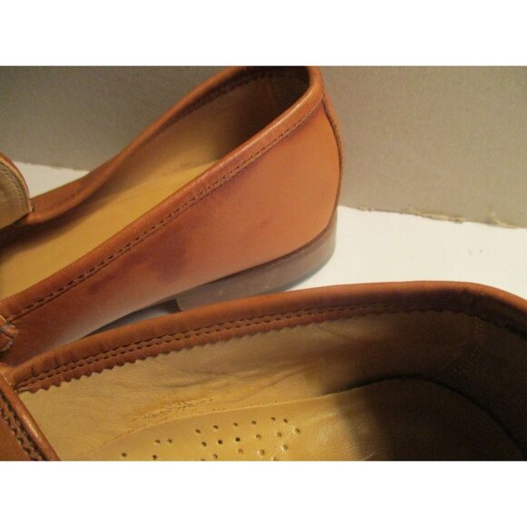 *Mercanti Fiorentini Mens Brown Loafers Leather Slip-On Horsebit - Size 10.5M main image 9